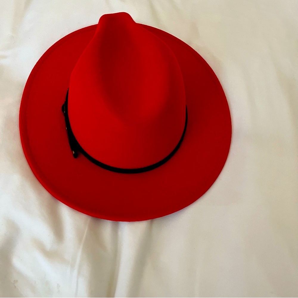 Red women’s hat